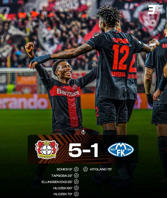 勒沃庫森全勝晉級！歐聯(lián)杯16強門票已拿下